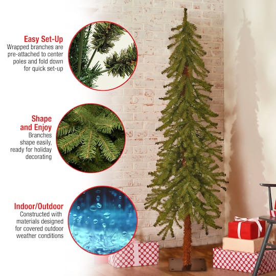 5 ft. Unlit Hickory Cedar Artificial Christmas Tree